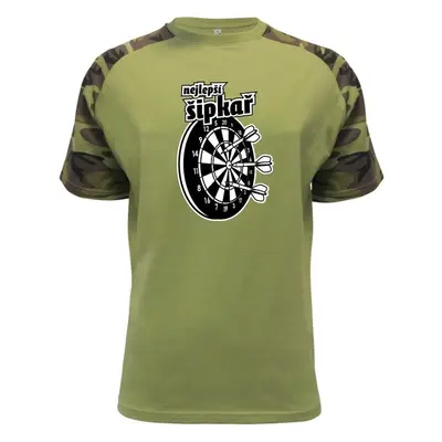 Myshirt.cz Nejlepší šipkař - Raglan Military - Khaki Raglan 100803729