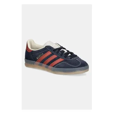 Semišové sneakers boty adidas Originals Gazelle Indoor tmavomodrá 103553104