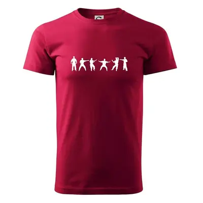 Myshirt.cz Karate postavy - Klasické pánské triko vyšší gramáže - 101813535