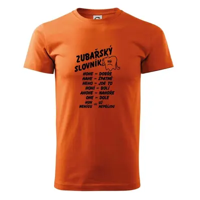 Myshirt.cz Zubařský slovník - Klasické pánské triko vyšší gramáže - 100746376