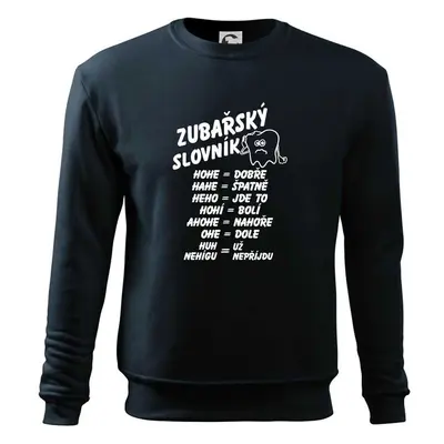 Myshirt.cz Zubařský slovník - Mikina Essential pánská - Námořní modrá 100220497