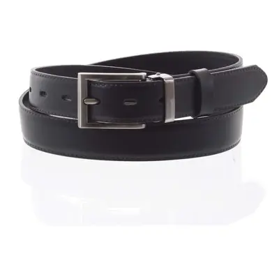 Penny Belts Pánský kožený opasek oblekový černý - PB Labim 115 černá 68350552