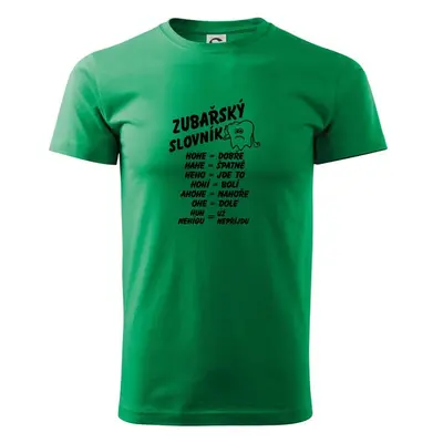 Myshirt.cz Zubařský slovník - Klasické pánské triko vyšší gramáže - 100746383