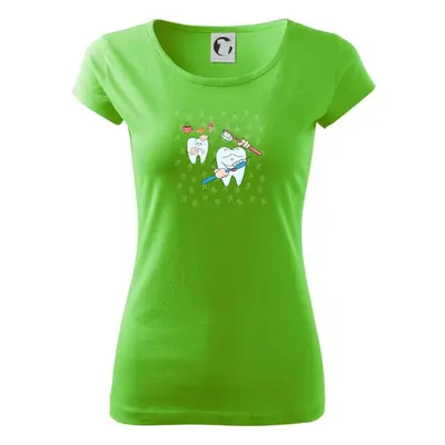 Myshirt.cz Zubařské tričko - Dámské triko Pure - Apple Green 99776748