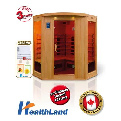 HEALTHLAND Infrasauna DeLuxe 4440 CB/CR 644440CBCR