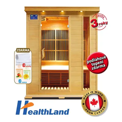 HEALTHLAND Infrasauna DeLuxe 3003 Carbon 643003KC