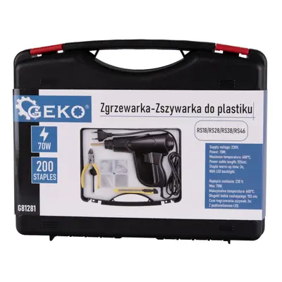 Svářečka plastů sešívačka na plasty 70W GEKO G81281 G81281