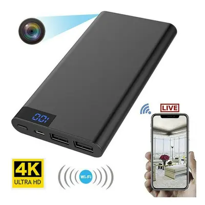 4K Wi-Fi kamera ukrytá v power bance - 10.000 mAh + noční vidění s 4x IR LED