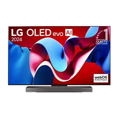 77" LG OLED evo AI C4 4K Smart TV OLED77C4