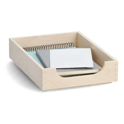 Zeller Present Dřevěný pořadač na dokumenty, organizér FILE TRAY