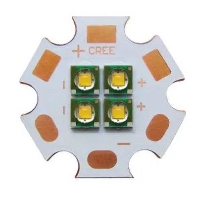 LED Dioda Cree XPE XP-E 12W PCB, 12V, Teplá bílá 2900-3200K