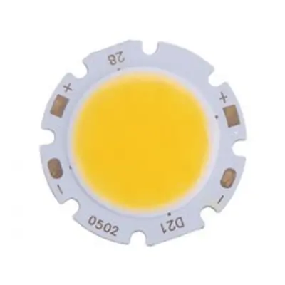 COB LED Dioda 3W, teplá bílá