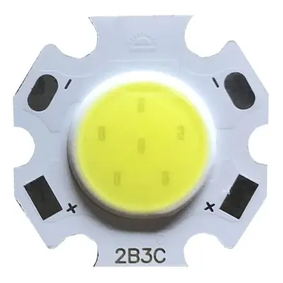 COB LED Dioda 3W, průměr 20mm, Zelená