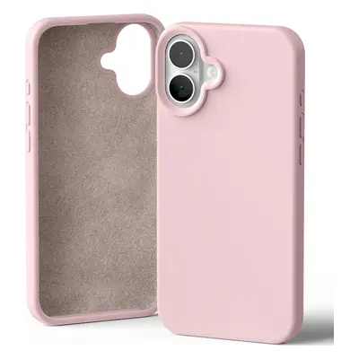 Mercury Ochranný kryt na iPhone 16 PLUS - Mercury, Silicone Pink Sand