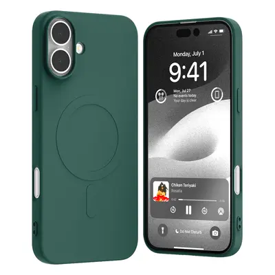 Mercury Ochranný kryt na iPhone 16 PLUS - Mercury, SemiSilicon MagSafe Green