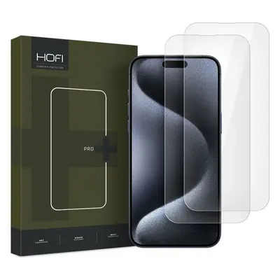 Hofi Hybridní ochranné sklo na iPhone 16 PLUS - Hofi, Glass Pro+ (2ks)
