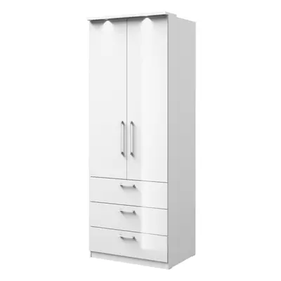 ARISTATA kombinovaná šatní skříň, bílá
