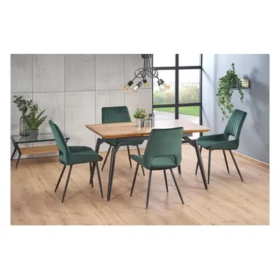 Rozkládací jídelní stůl ZIWAY, přírodní/černá