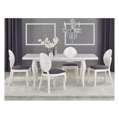 Rozkládací jídelní stůl OCTODON 160, bílá