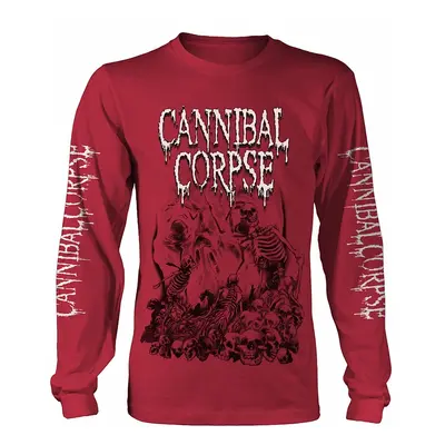 Cannibal Corpse tričko dlouhý rukáv, Pile Of Skulls 2018, pánské, velikost