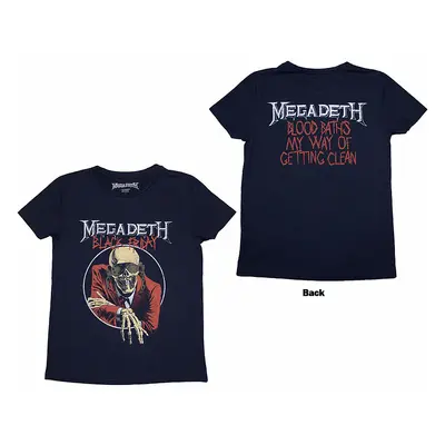 Megadeth tričko, Black Friday BP Navy Blue, dámské, velikost