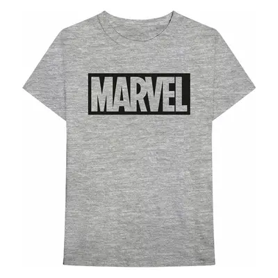 Marvel Comics tričko, Logo Grey, pánské, velikost