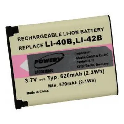 Powery BenQ DLI216 620mAh Li-Ion 3,7V - neoriginální