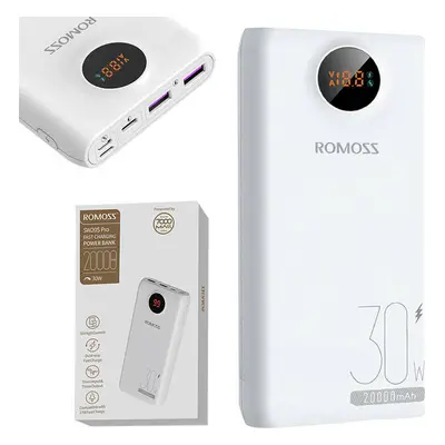 Powerbanka Romoss SW20S Pro 20000mAh, 30W (bílá)