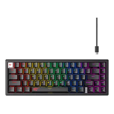 Havit KB874L Herní klávesnice RGB (černá)