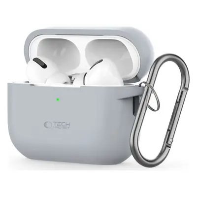 TECH-PROTECT SILICONE HOOK APPLE AIRPODS PRO 1 / 2 CRAYON GREY