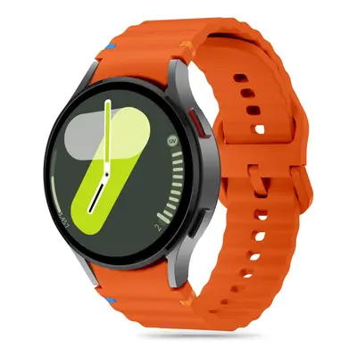 TECH-PROTECT řemínek SILICONE SPORT SAMSUNG GALAXY WATCH 4 / 5 / 5 PRO / 6 / 7 / FE ORANGE