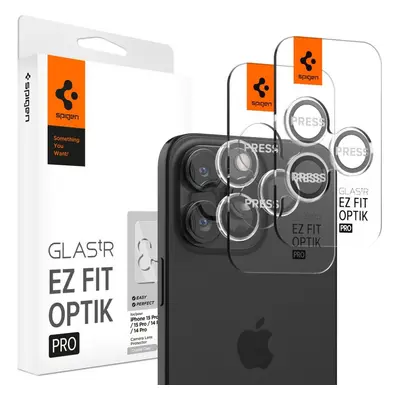 Ochranné sklo na čočku foťáku SPIGEN OPTIK.TR ”EZ FIT” CAMERA PROTECTOR 2-PACK IPHONE 14 PRO / P