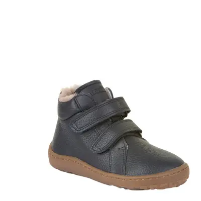 Dětské zimní zateplené barefoot boty FRODDO FURRY Dark Blue Velikosti obuvi: 30