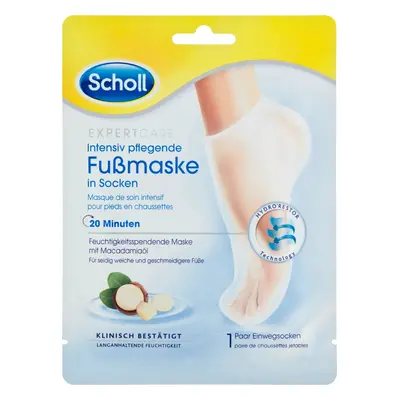 Scholl Vyživující maska na nohy s makadamovým olejem Expert Care (Foot Mask) pár