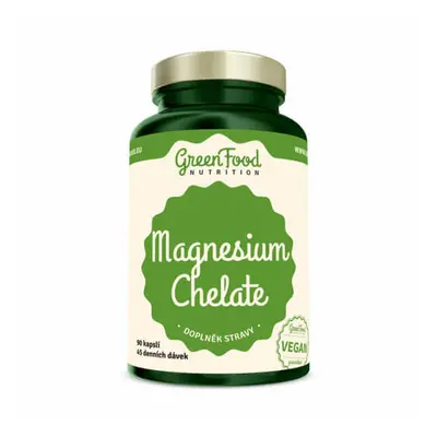 GreenFood Nutrition Magnesium Chelát + Vitamin B6 kapslí