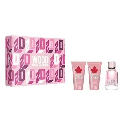 Dsquared² Wood For Her - EDT ml + sprchový gel ml + tělové mléko ml