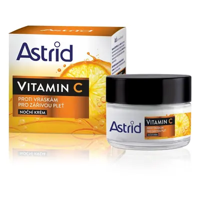 Astrid Noční krém proti vráskám pro zářivou pleť Vitamin C ml