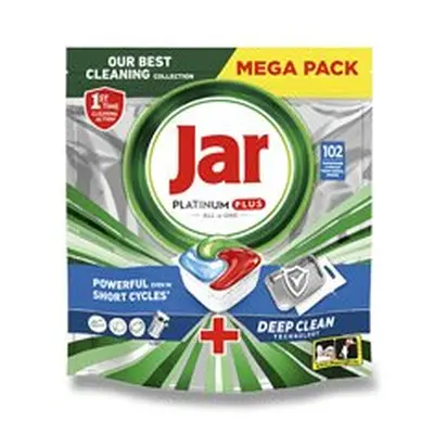 Jar Platinum Plus All in One Deep Clean - kapsle do myčky - kapslí