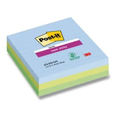 3M Post-it Super Sticky - silně lepicí bločky - x mm, x l.