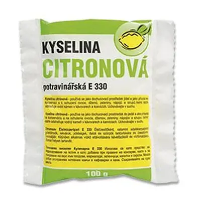 Kyselina citrónová potravinářská E330 - 100g