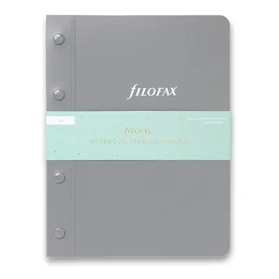 Archivační pořadač pro notebook A5 Filofax, šedý