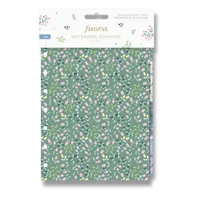 A5 Rozřazovač Meadow náplň A5 zápisníků Filofax Notebook
