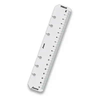 Pravítko/záložka, transparentní náplň osobních diářů Filofax