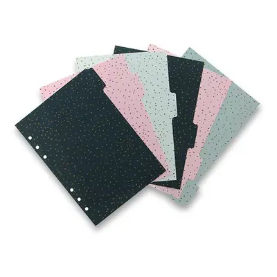 Rozřazovač Confetti záložek náplň A5 diářů Filofax