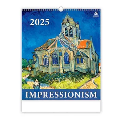 Kalendář nástěnný 2025 - Impressionism, 1.  vydání