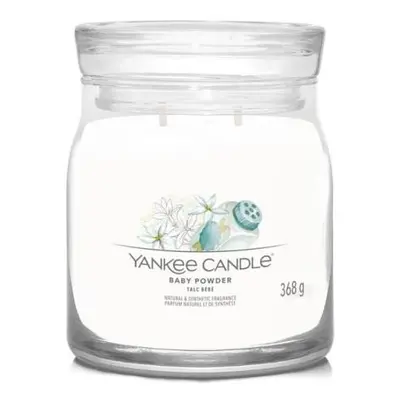 YANKEE CANDLE Baby Powder svíčka 368g / 2 knoty (Signature střední)