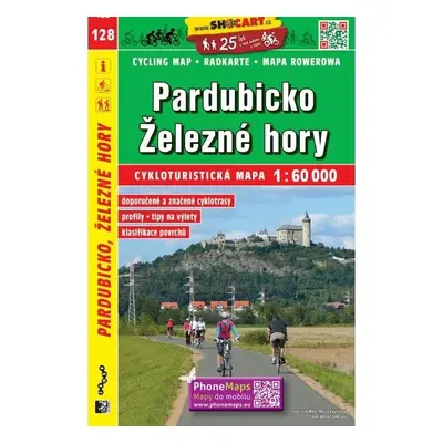 SC 128 Pardubicko, Železné hory 1:60 000