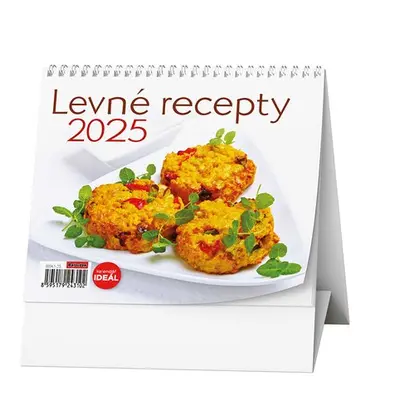 Levné recepty 2025 - stolní kalendář