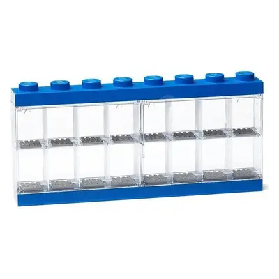 Sběratelská skříňka LEGO na 16 minifigurek - modrá, 1.  vydání