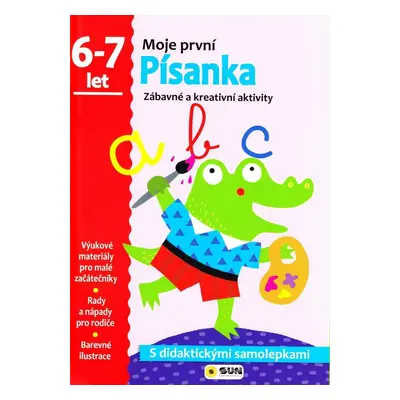 Písanka - 6-7 roky - samolepky (Moje první písanka)